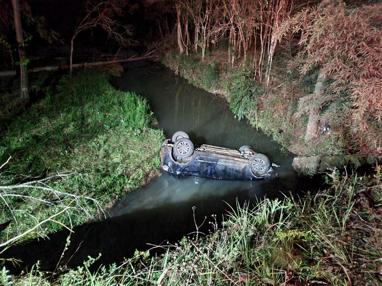 Acidente na BR 280 deixa uma pessoa ferida