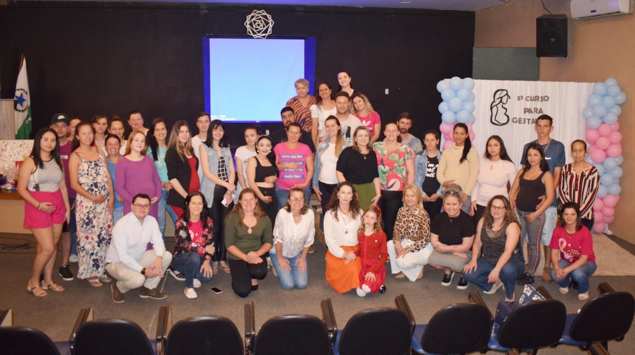 Realizado 3° curso para gestante em Campo Alegre
