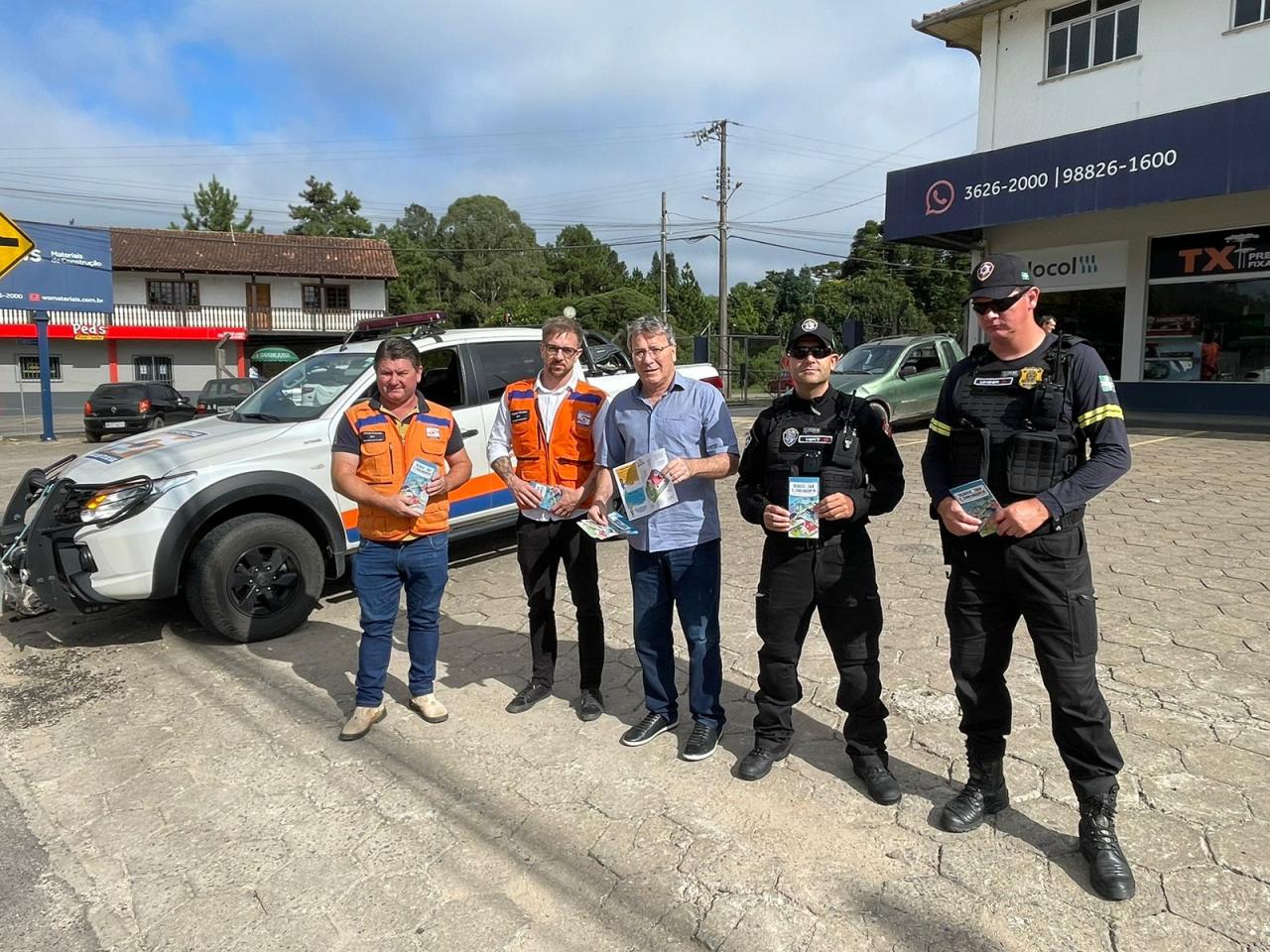 Blitz educativa de combate à dengue em São Bento do Sul