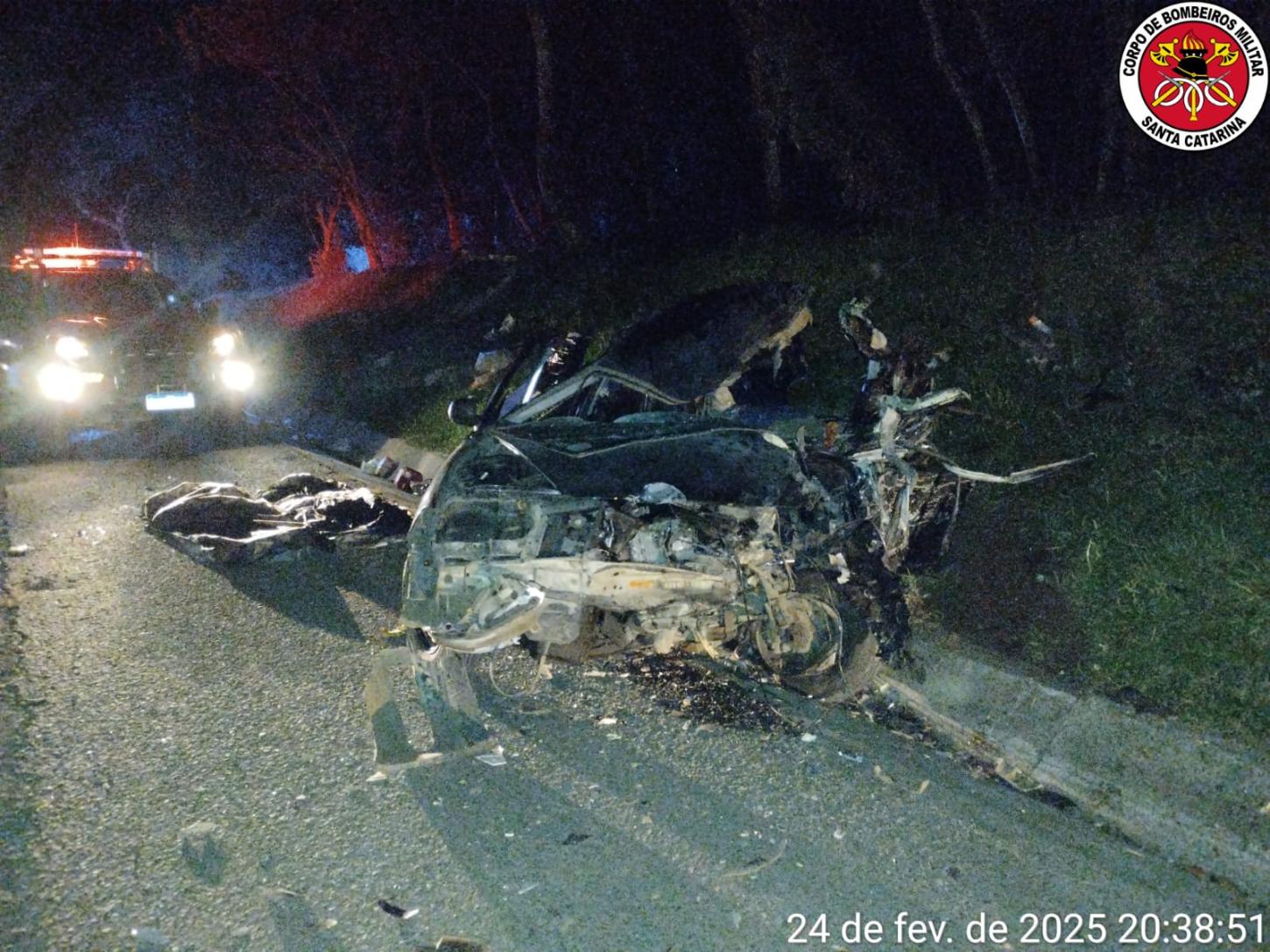 Grave acidente deixa duas vítimas fatais na BR 116 em São Cristóvão do Sul