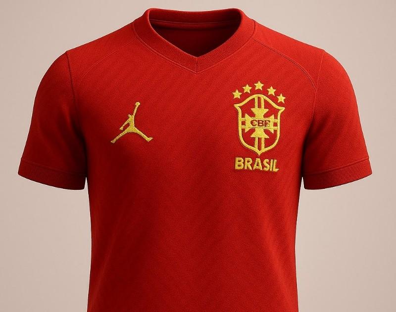 Brasil terá uniforme vermelho e preto na Copa do Mundo de 2026