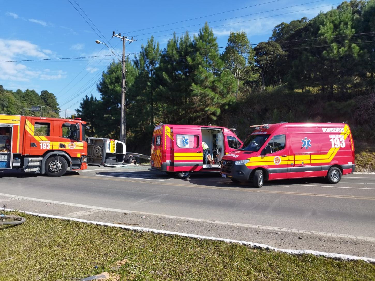 Acidente que vitimou atletas da terceira idade de Trombudo Central em São Bento do Sul