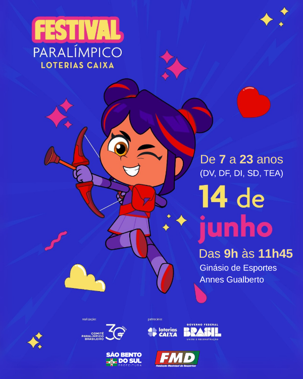 Festival Paralímpico Brasileiro 2025 acontece em São Bento do Sul