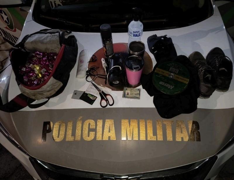 Homem é preso após realizar furtos em Canoinhas-SC