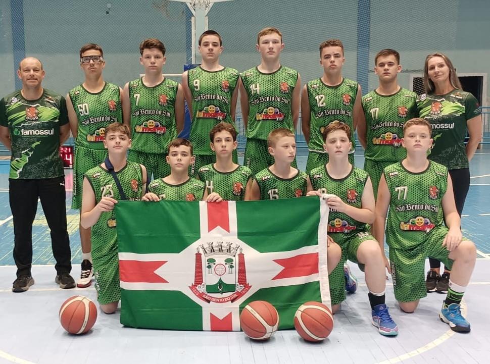 São Bento do Sul conquista bicampeonato Sul-Brasileiro de Basquetebol Sub-14
