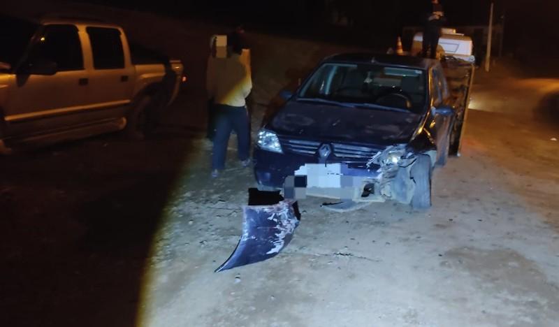 Colisão entre carros deixa mulher ferida no bairro Dona Francisca, em São Bento do Sul
