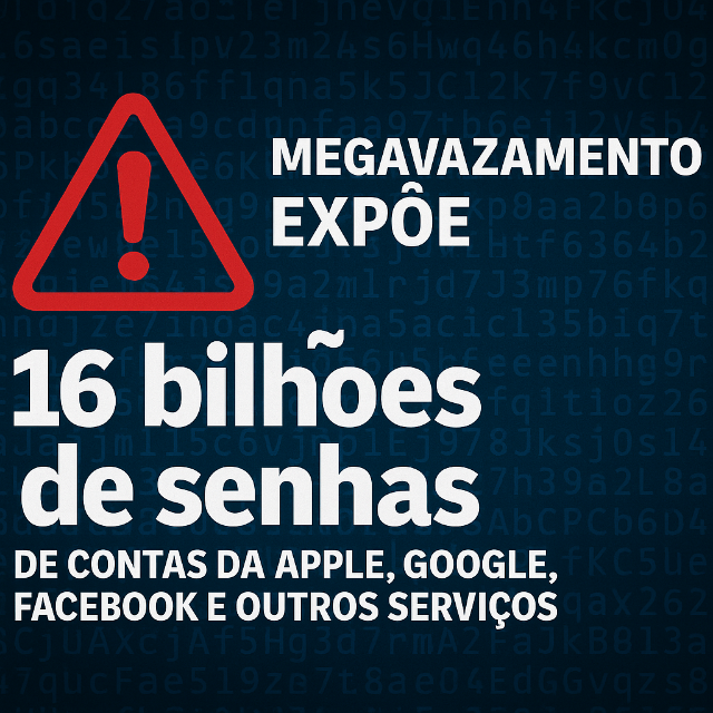Megavazamento expõe 16 bilhões de senhas de contas da Apple, Google, Facebook e outros