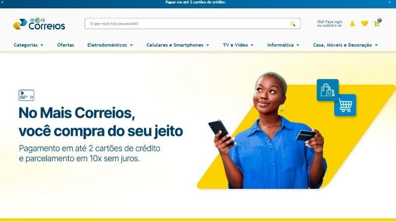 Plataforma de compras dos Correios está no ar