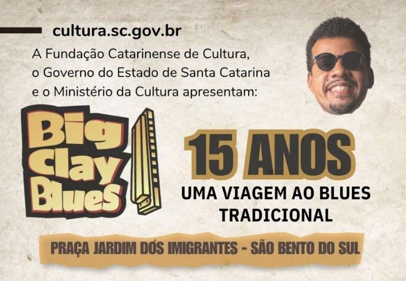 Sábado  é dia de Blues na Praça! Em São Bento do Sul