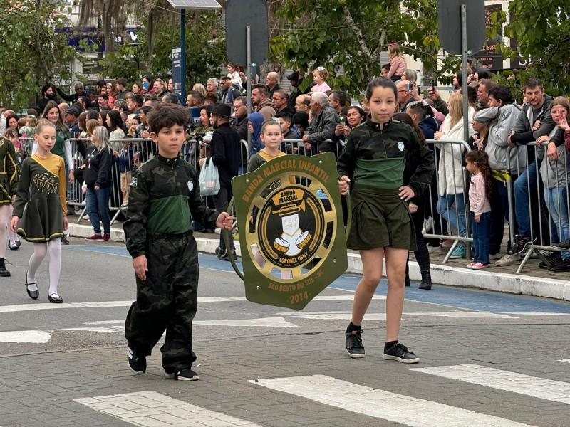 São Bento do Sul realiza Desfile Cívico da Independência neste domingo