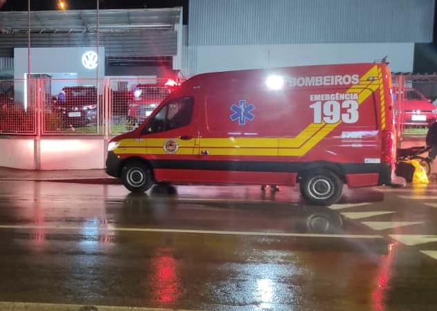 Acidente na Antônio Kaesemodel em São Bento do Sul