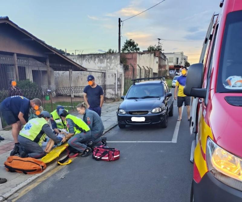 Criança de 4 anos é atropelada por Fusca em Porto União