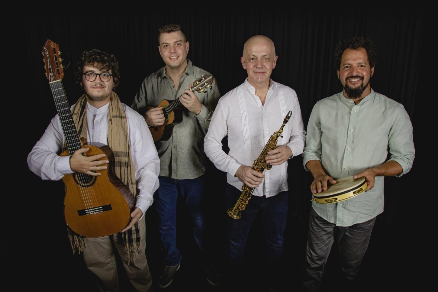 Grupo de choro Chá de Cevada faz apresentação gratuita em São Bento Sul