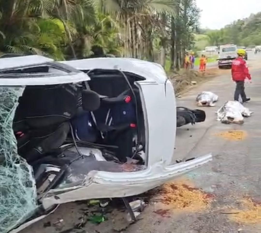 Duas Pessoas Morrem em grave Acidente na SC 108 em Guaramirim