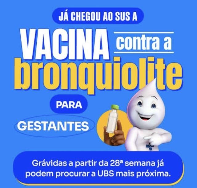 São Bento recebe vacina contra bronquiolite para gestantes