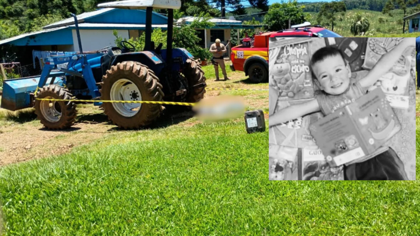 Criança de 4 anos morre após ser atropelada por trator em Monte Carlo