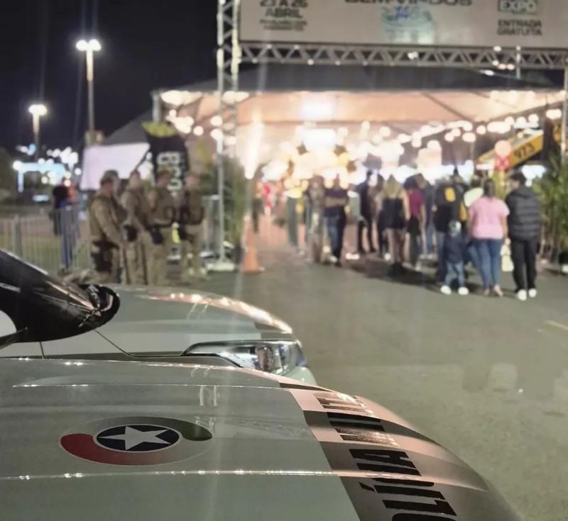 Foragido é preso durante a festa em Rio Negrinho 