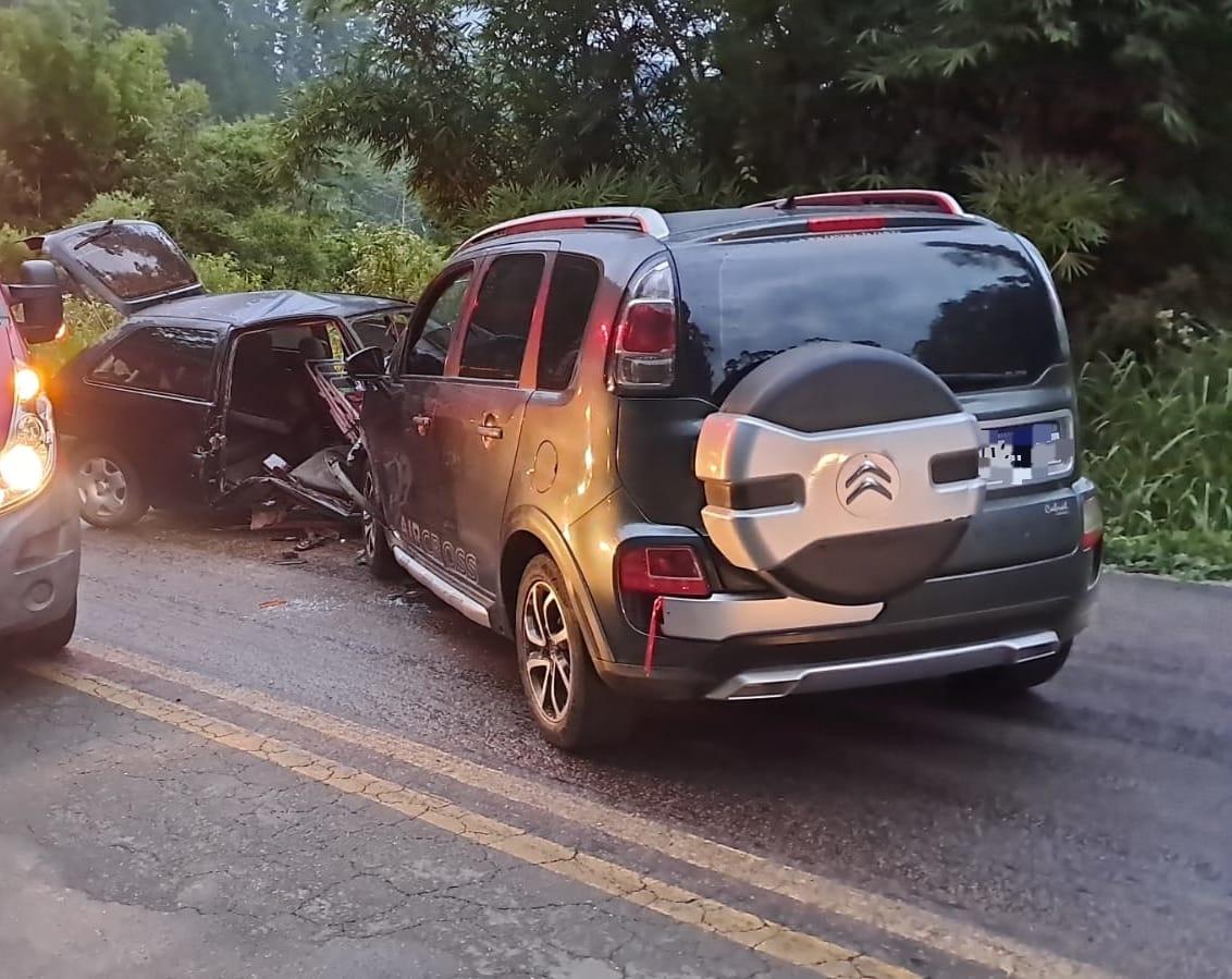 Grave acidente deixa criança em estado crítico e 5 feridos na Serra de Corupá
