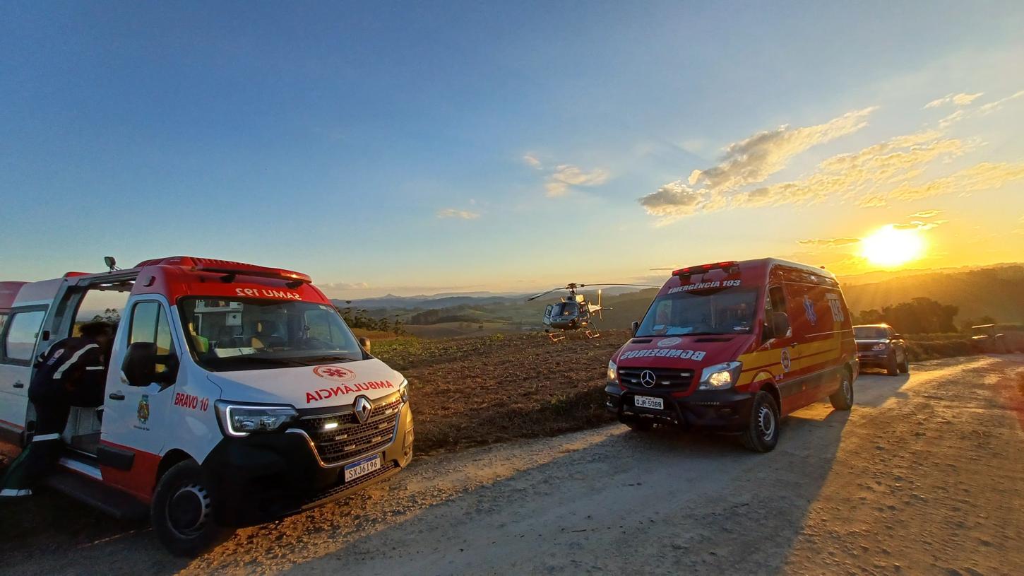 Trabalhador morre após grave acidente com trator no interior de Taió