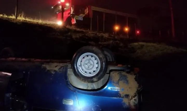 Jovem preso por embriaguez ao volante após acidente em Serra Alta 
